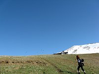 Salita da Gorno verso il Grem al Rifugio Mistri, 1800 m., con ancora tanta neve il 22 aprile 09 - FOTOGALLERY
